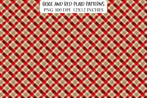 Beige and Red Plaid Patterns: Elevate Your Design Projects