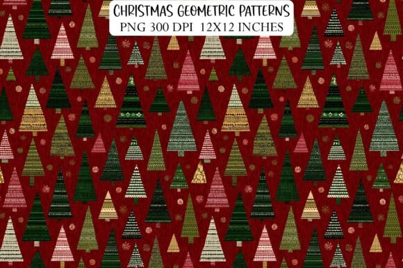 Christmas Geometric Patterns: Elevating Holiday Design with Modern Minimalism