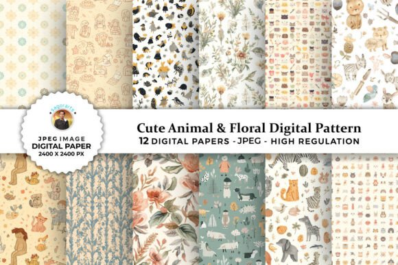 Cute Animal Floral Digital Patterns: A Comprehensive Evaluation for Crafters