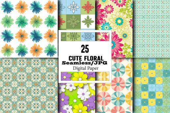 Cute Floral Patterns Collection: A Versatile Digital Asset for Creative Projects