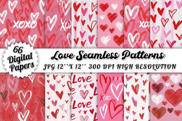 Love Seamless Patterns PNG: A Comprehensive Guide to Romantic Digital Design
