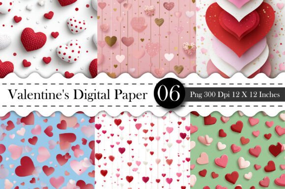 Love Seamless Patterns - Valentines Day