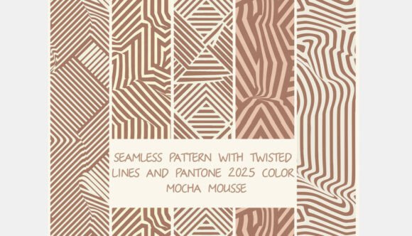 Mocha Mousse Patterns: A Comprehensive Guide to Seamless Twisted Designs