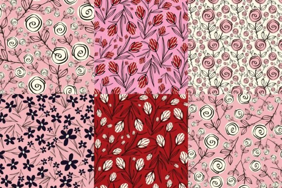 The Timeless Appeal of Hand Drawn Floral Patterns: A Creative Asset for Modern Design