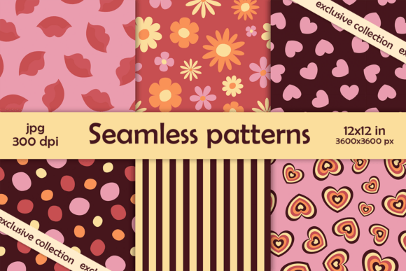 Valentine s Day Seamless Patterns JPG: Elevating Digital Design with Versatile Visual Assets